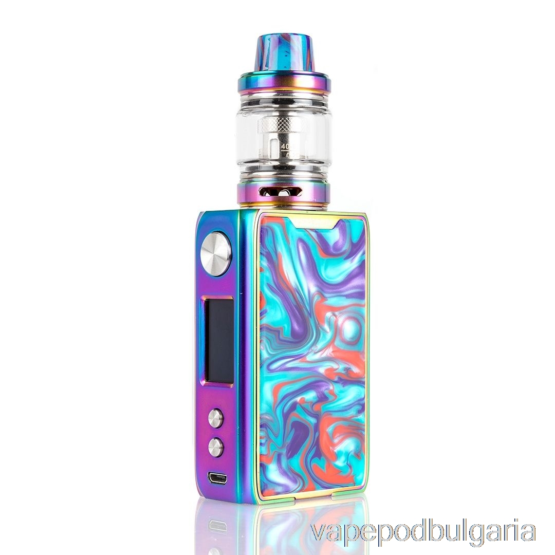 Vape 10000 Дръпки Ijoy Shogun Jr 126w Tc Starter Kit Rainbow Ghostfire